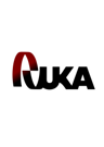 RUKA logo mark — teal wordmark on white background